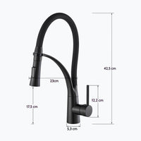 Robinet cuisine laiton mitigeur douchette extractible bec orientable