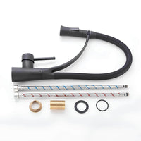 Robinet cuisine laiton mitigeur douchette extractible bec orientable