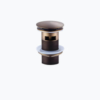 Bonde de lavabo universelle clic-clac laiton