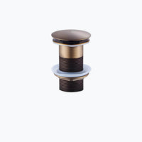 Bonde de lavabo universelle clic-clac laiton