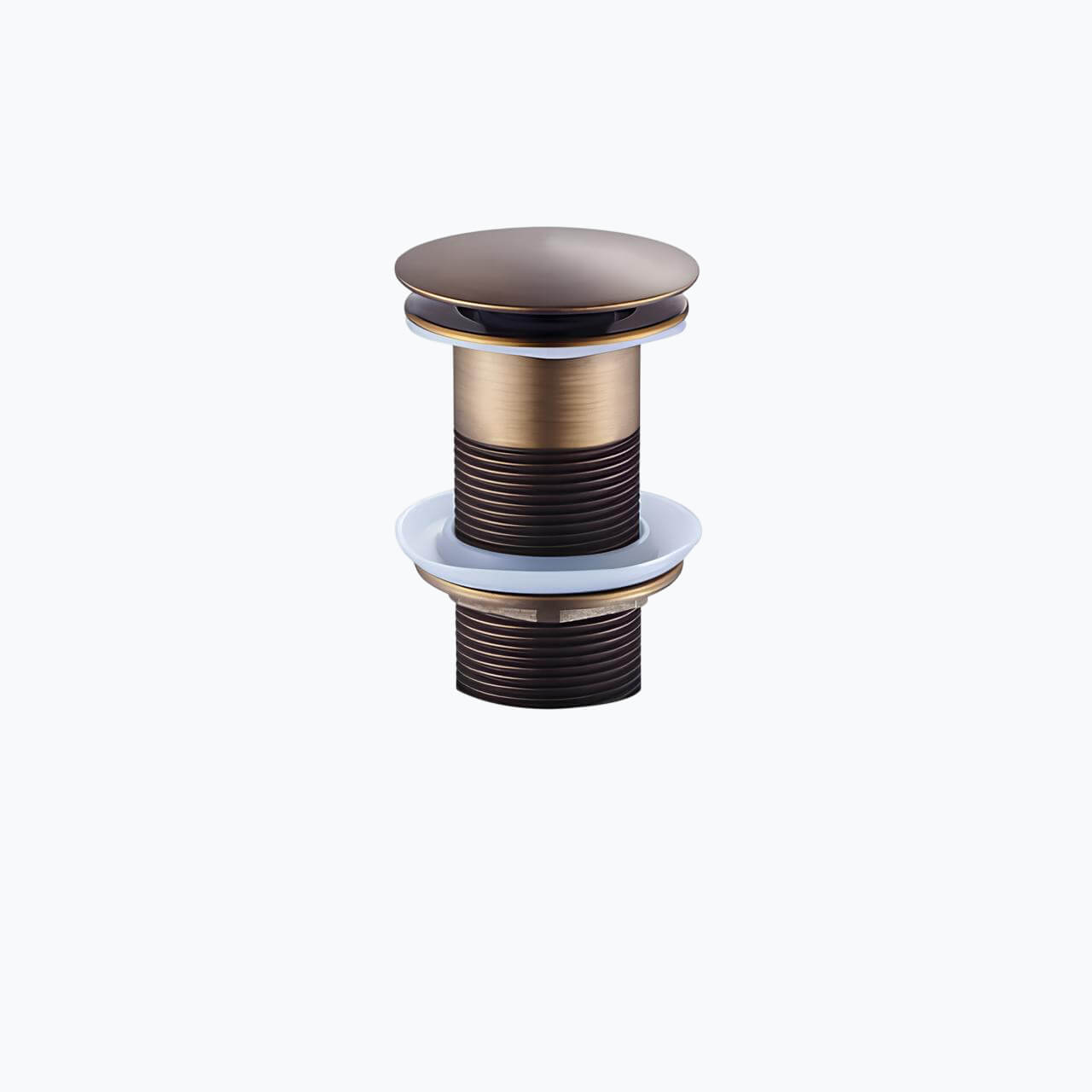 Bonde de lavabo universelle clic-clac laiton