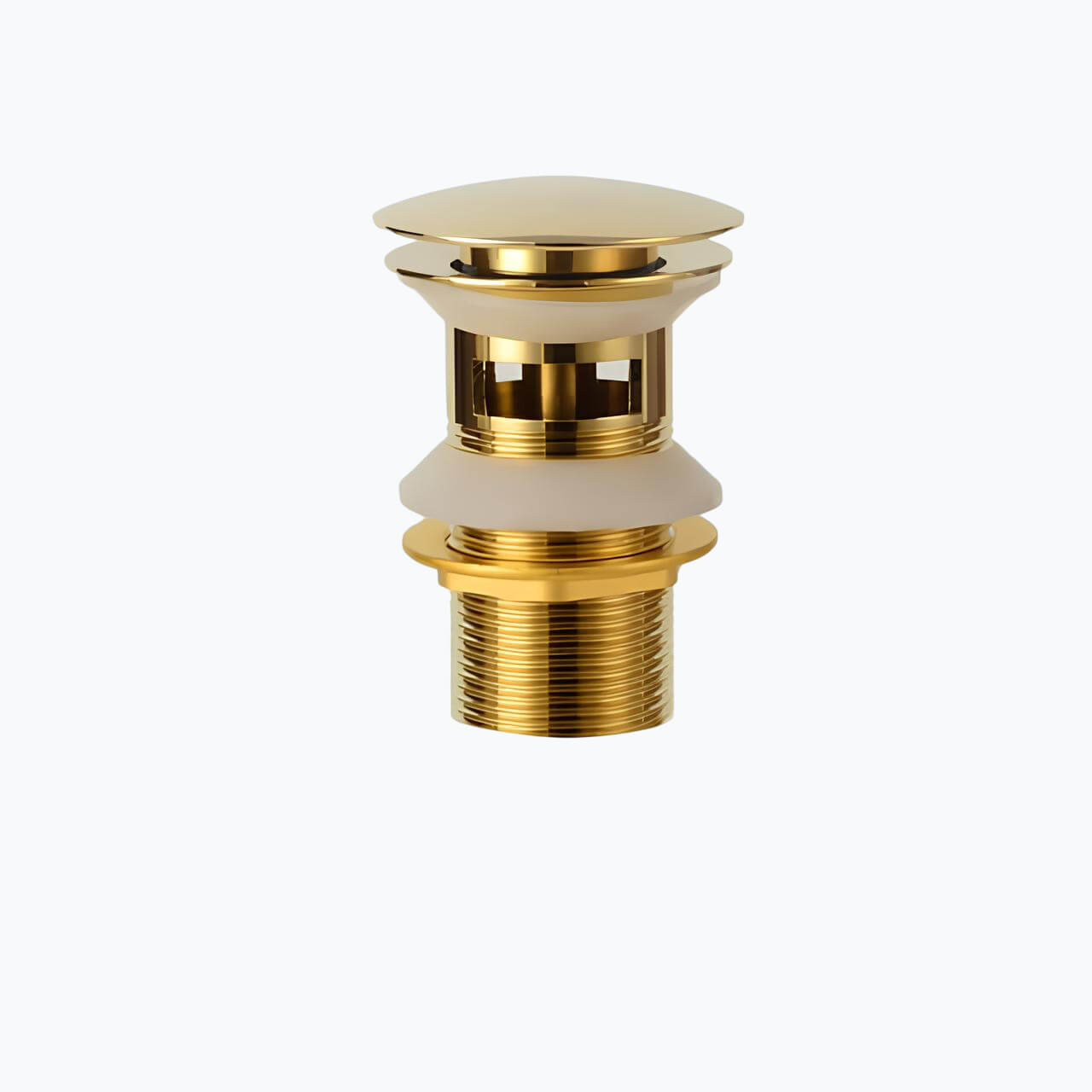 Bonde de lavabo universelle clic-clac laiton