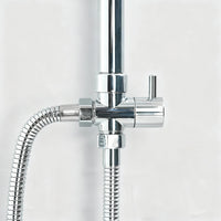 Colonne de douche chrome contemporaine L'art du robinet