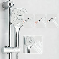 Colonne de douche chrome contemporaine L'art du robinet