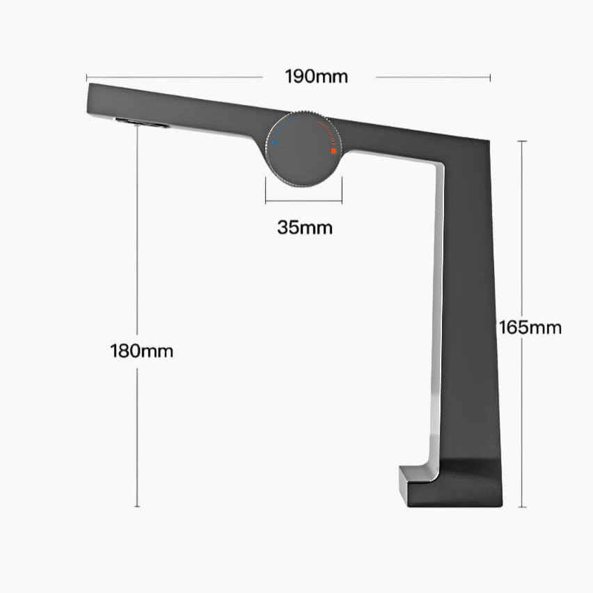 Mitigeur laiton brossé - design contemporain 1 trou L'art du robinet