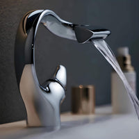 Mitigeur lavabo cascade compact laiton massif L'art du robinet