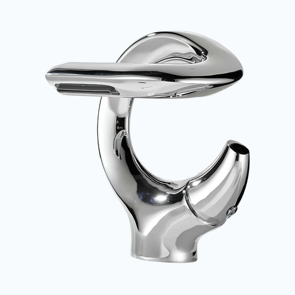 Mitigeur lavabo cascade compact laiton massif L'art du robinet