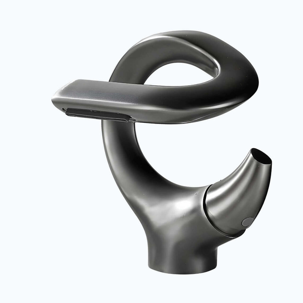 Mitigeur lavabo cascade compact laiton massif L'art du robinet