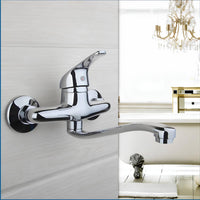 Robinet baignoire mural monocommande chrome