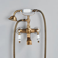 Robinet baignoire mural classique bronze vieilli