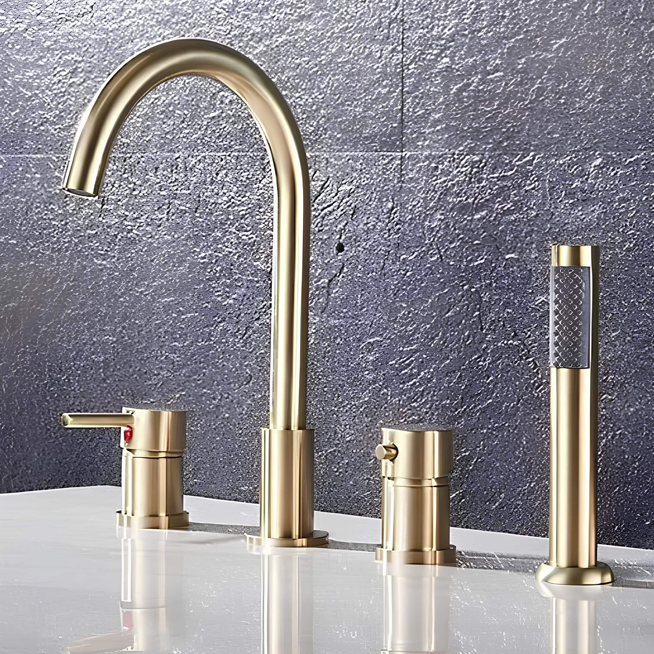 Robinet de baignoire avec douchette prestige