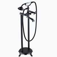 Robinet baignoire sur pied bronze antique rétro