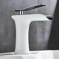 Robinet cascade lavabo laiton massif