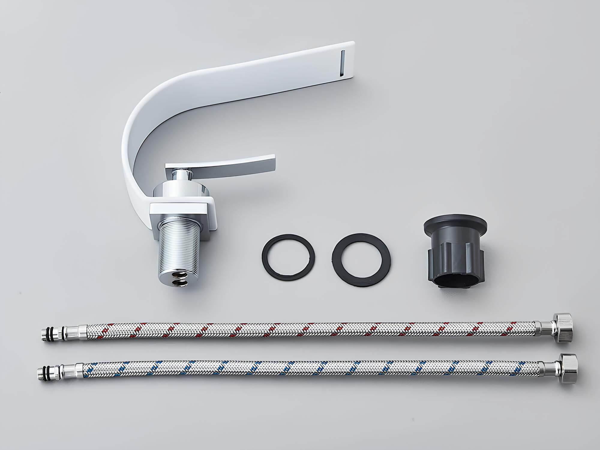 Robinet mitigeur cascade laiton massif design fin