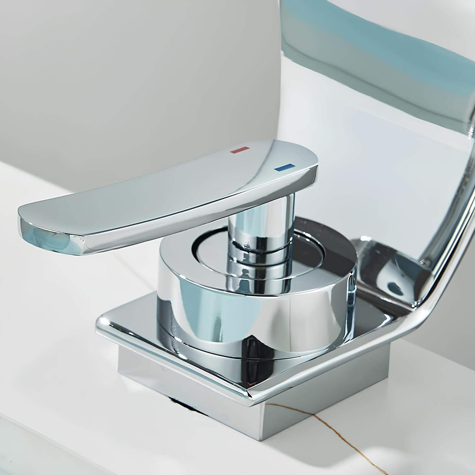 Robinet mitigeur cascade laiton massif design fin