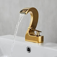 Robinet mitigeur cascade laiton massif salle de bain