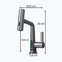 Robinet cascade numérique pour évier inox L'art du robinet