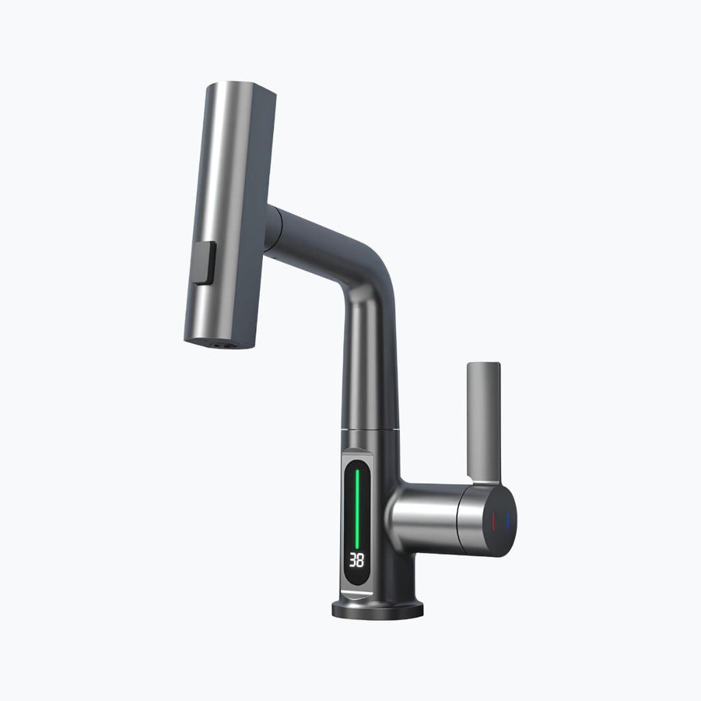Robinet cascade numérique pour évier inox L'art du robinet