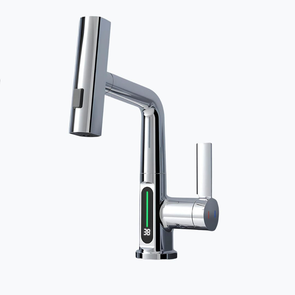 Robinet cascade numérique pour évier inox L'art du robinet