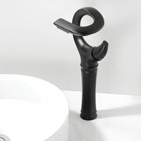 Robinet cascade vasque monotrou contemporain L'art du robinet