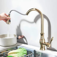 Robinet cuisine avec douchette extractible