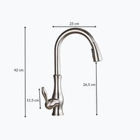 Robinet cuisine avec douchette extractible