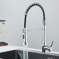 Robinet évier douchette extractible inox