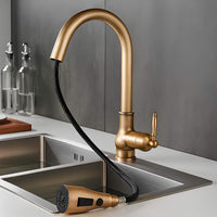 Robinet cuisine douchette extractible antique L'art du robinet