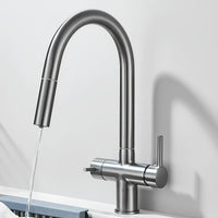 Robinet cuisine douchette rétractable rotation 360° L'art du robinet