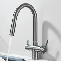 Robinet cuisine douchette rétractable rotation 360° L'art du robinet