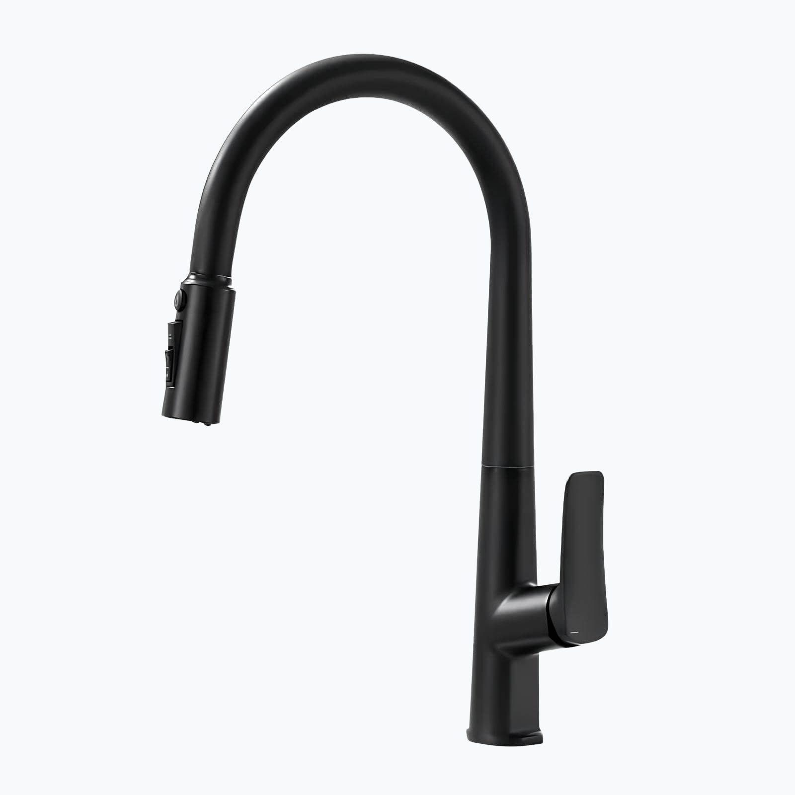 Robinet cuisine laiton avec douchette extractible et eau filtrée