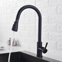 Robinet cuisine laiton douchette extractible 2 jets