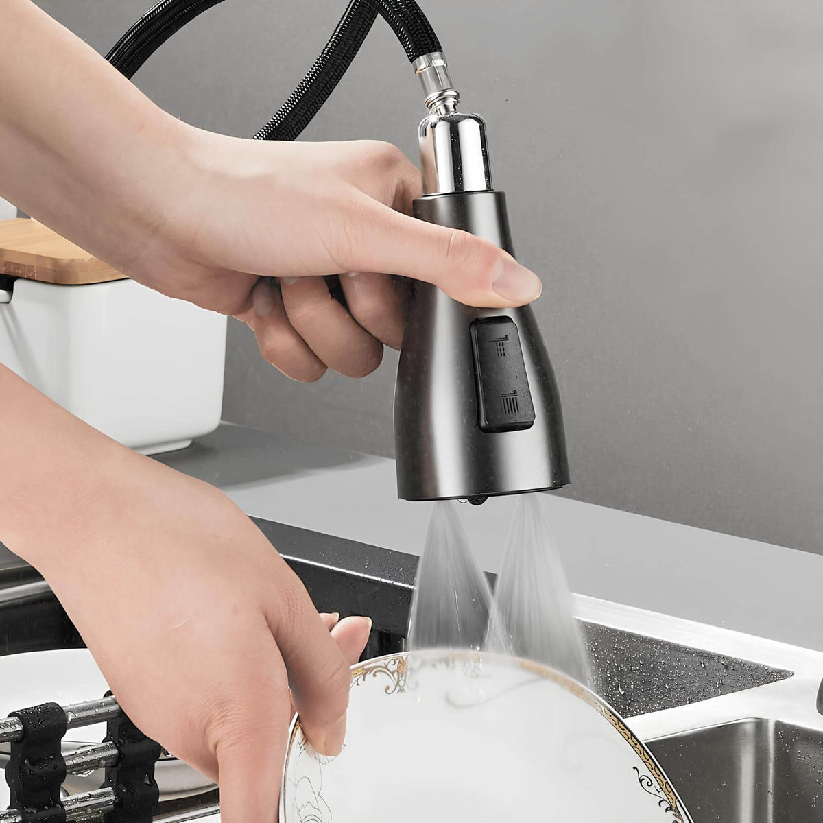 Robinet cuisine extractible bec rétractable L'art du robinet
