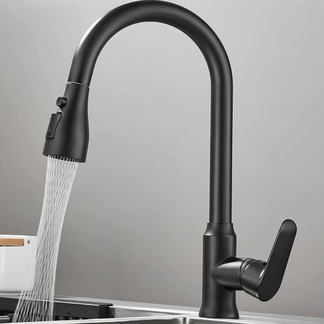 Robinet cuisine extractible bec rétractable L'art du robinet