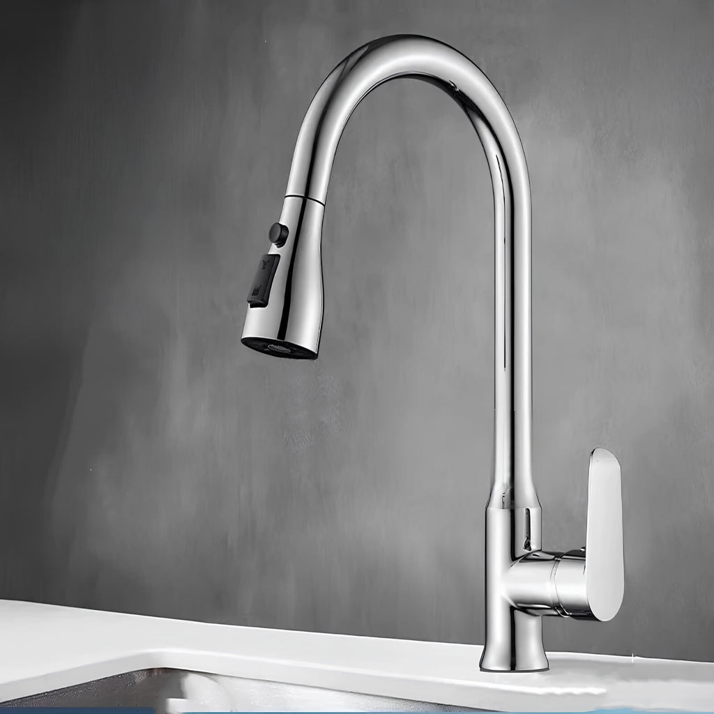 Robinet cuisine extractible bec rétractable L'art du robinet