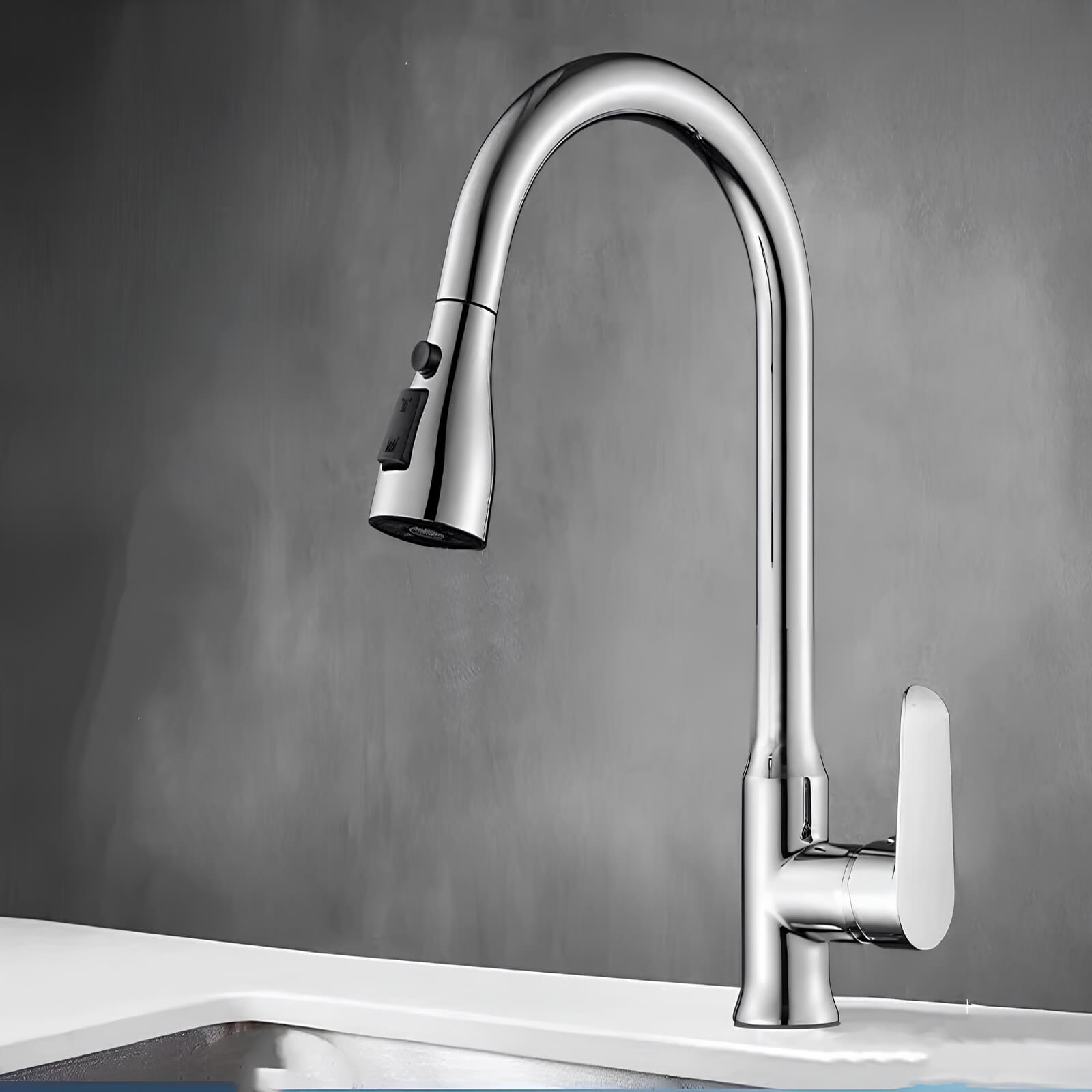 Robinet cuisine extractible bec rétractable L'art du robinet