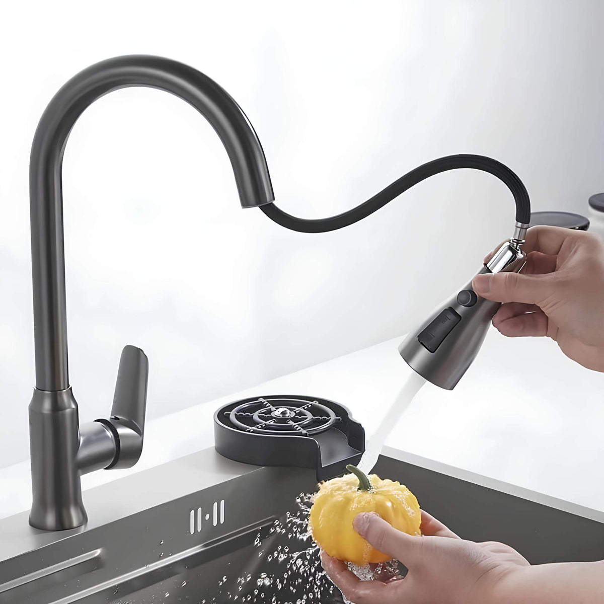 Robinet cuisine extractible bec rétractable L'art du robinet