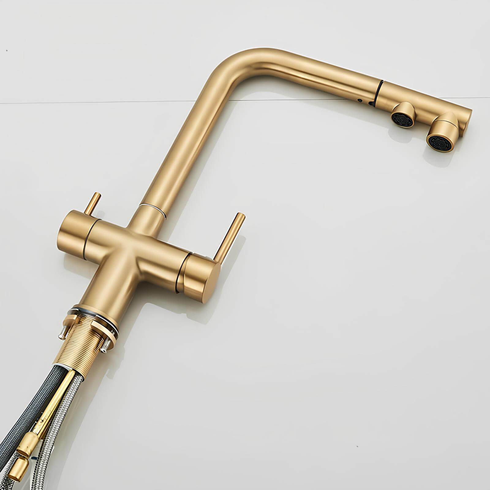 Robinet cuisine filtration 3 en 1 avec douchette L'art du robinet