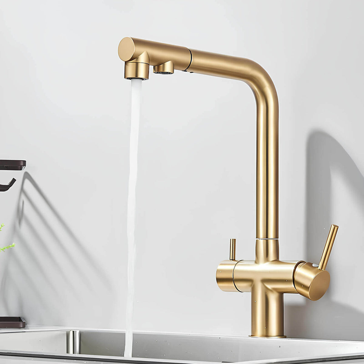 Robinet cuisine filtration 3 en 1 avec douchette L'art du robinet