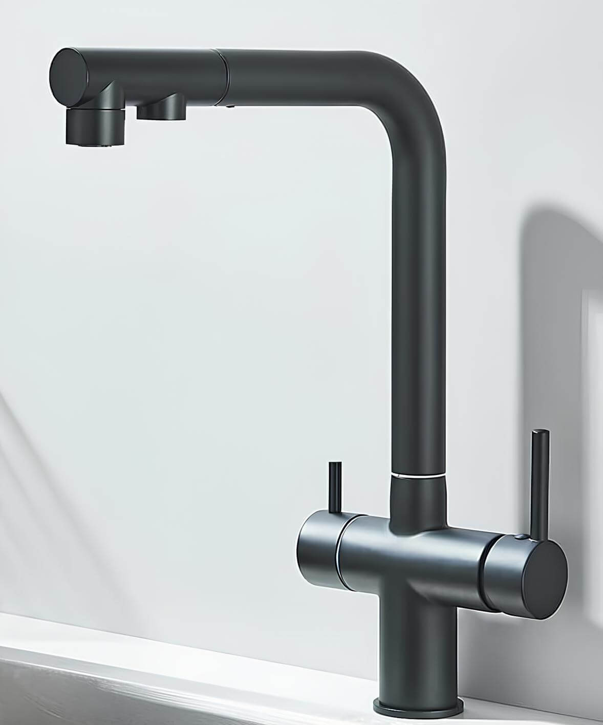 Robinet cuisine filtration 3 en 1 avec douchette L'art du robinet