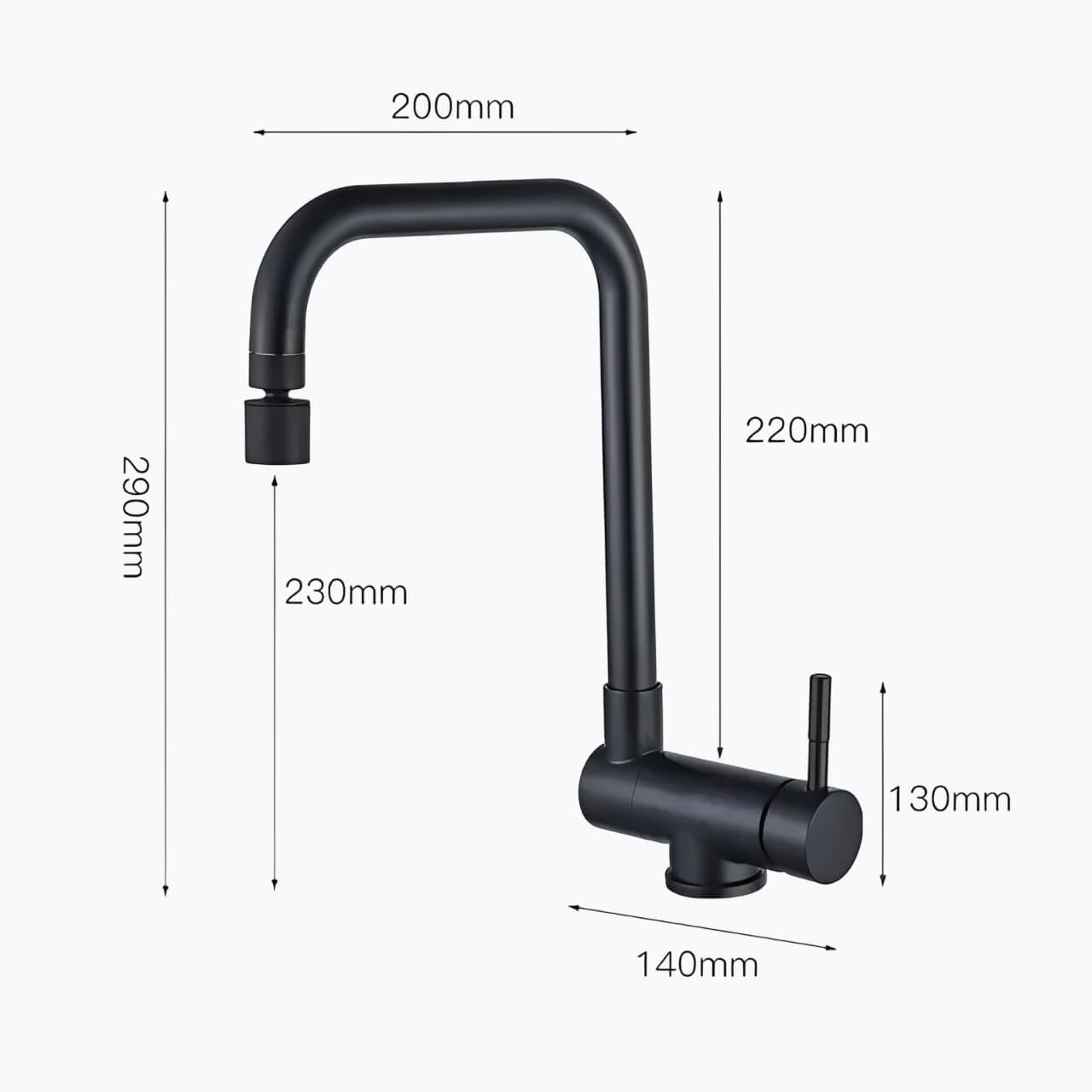 Robinet cuisine inox pliable douchette double rotation L'art du robinet