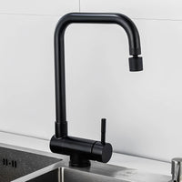 Robinet cuisine inox pliable douchette double rotation L'art du robinet
