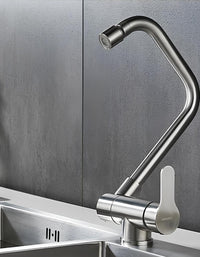Robinet cuisine rabattable 360° flexible compact L'art du robinet