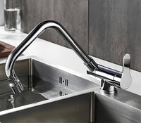 Robinet cuisine rabattable 360° flexible compact L'art du robinet