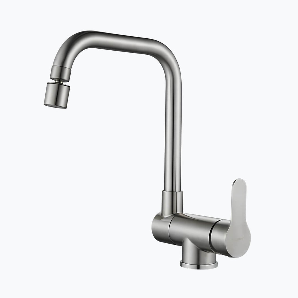 Robinet cuisine rabattable 360° flexible compact L'art du robinet