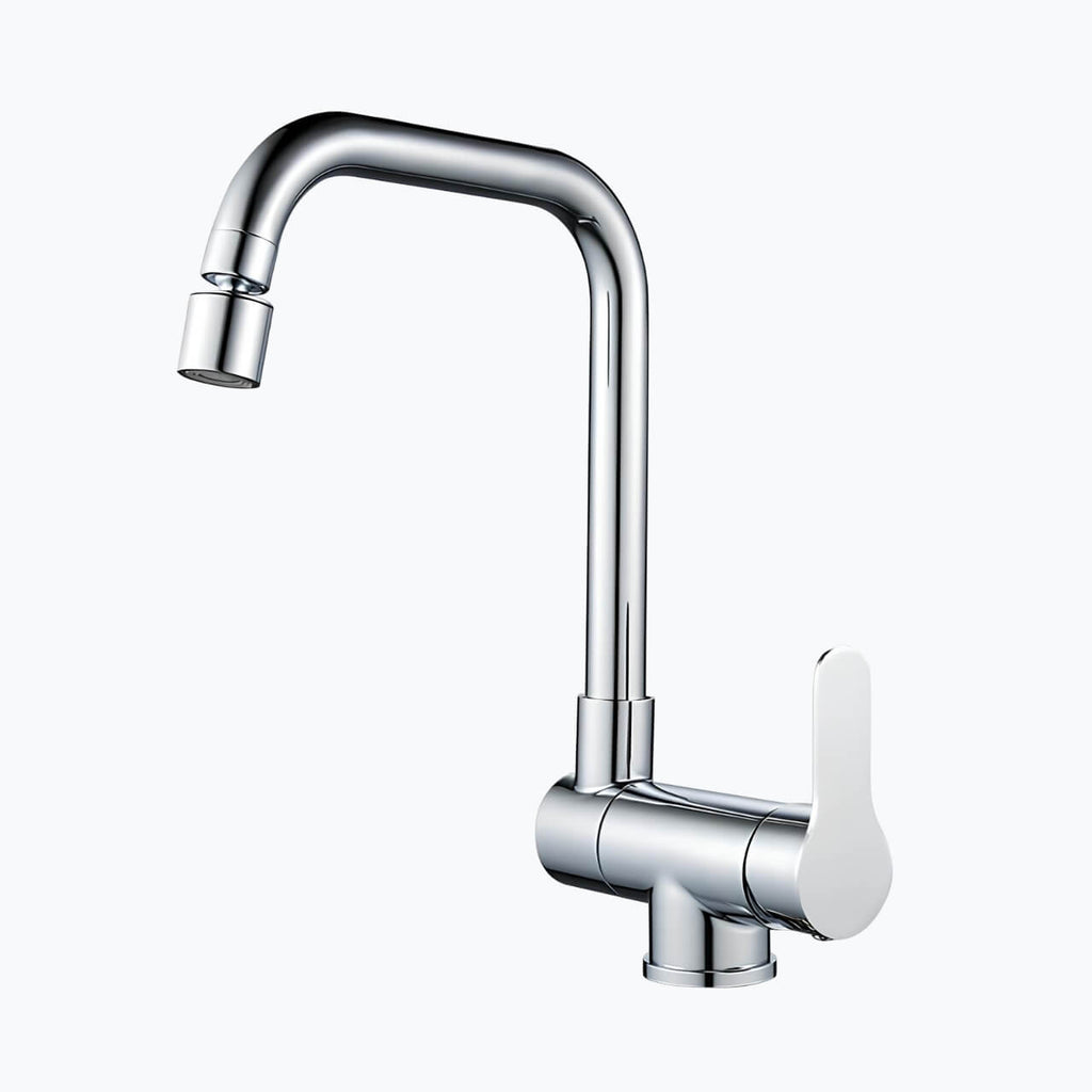 Robinet cuisine rabattable 360° flexible compact L'art du robinet