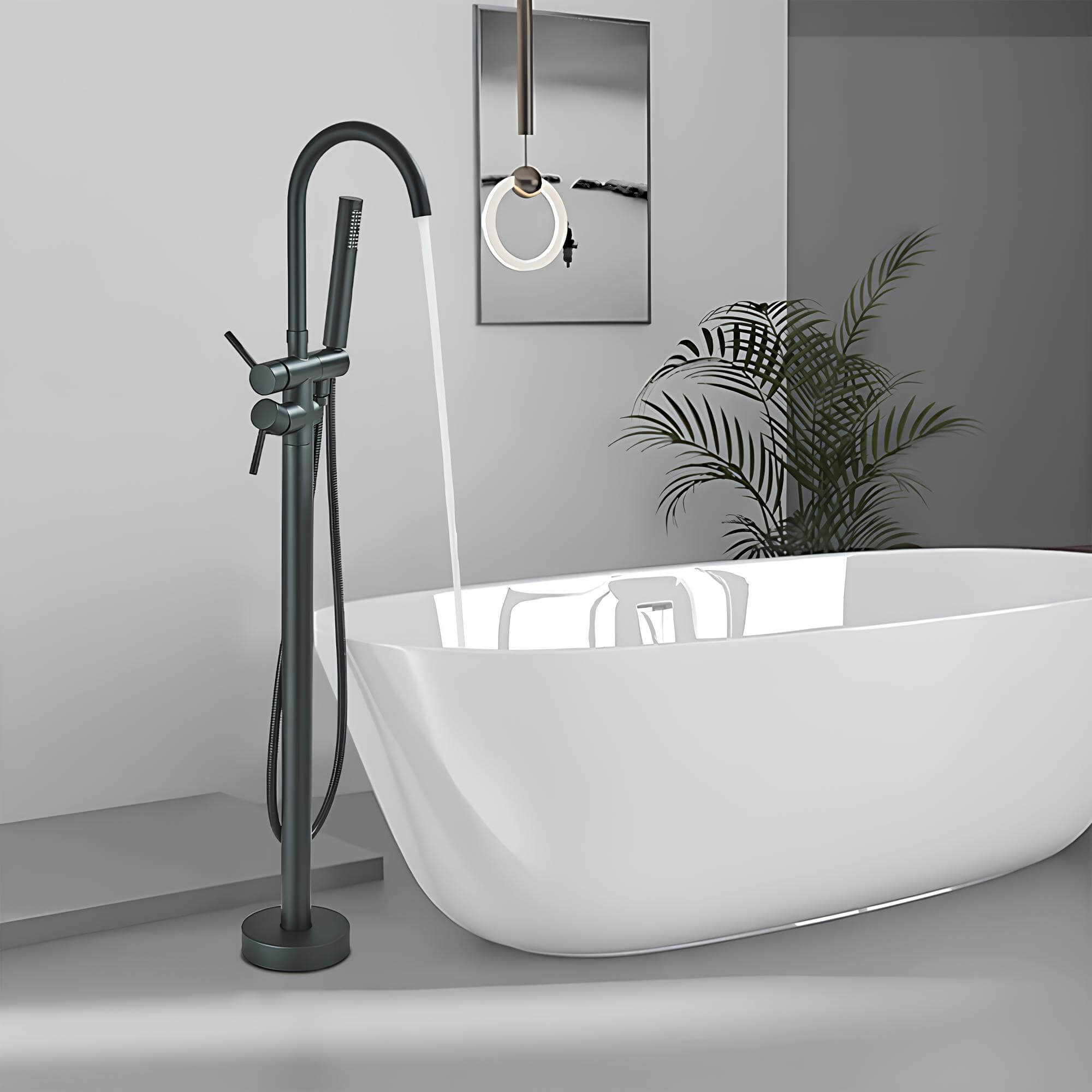 Colonne de baignoire sur pied design contemporain