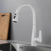 Robinet de cuisine extractible 360° avec douchette L'art du robinet