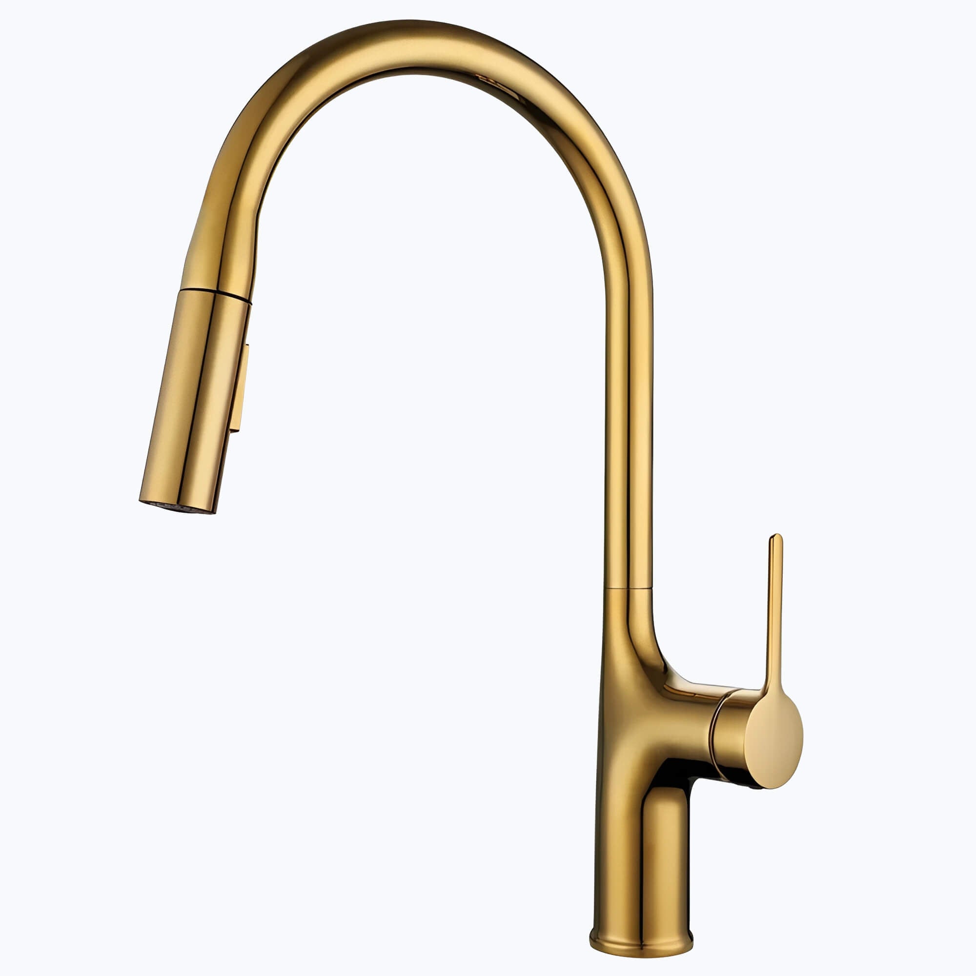 Robinet de cuisine extractible bec haut deux jets L'art du robinet