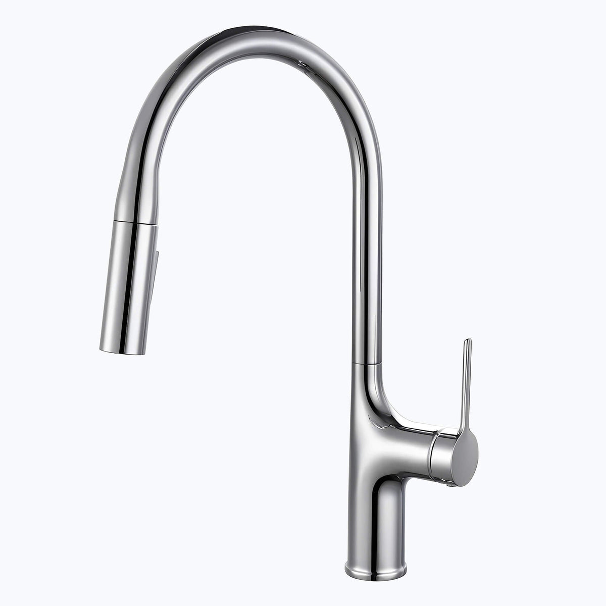 Robinet de cuisine extractible bec haut deux jets L'art du robinet